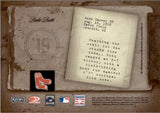 2005 Babe Ruth Donruss Playoff BIOGRAPHY CAREER HOME RUN #42 Boston Red Sox