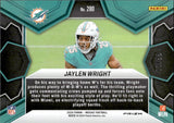 2024 Jaylen Wright Panini Mosaic REACTIVE BLUE PRIZM ROOKIE 11/99 RC #280 Miami Dolphins