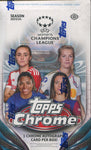 2023-24 Topps UEFA Women's Champions League Chrome Soccer, Hobby Box