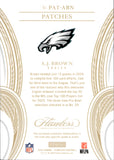 2025 A.J. Brown Panini Flawless PATCHES 21/25 PATCH #PAT-ABN Philadelphia Eagles
