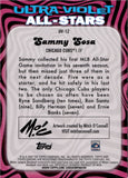 2023 Sammy Sosa Topps Chrome ULTRAVIOLET ALL-STARS #UV-12 Chicago Cubs