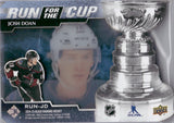 2024-25 Josh Doan Upper Deck Black Diamond RUN FOR THE CUP 44/99 #RUN-JD Utah Mammoth