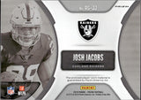2019 Josh Jacobs Panini Prizm ROOKIE GEAR PRIZM JERSEY RC #RG-JJ Oakland Raiders