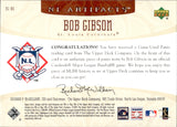 2005 Bob Gibson Upper Deck Artifacts MLB NL ARTIFACTS GAME-USED PANTS 2/325 #NL-BG St. Louis Cardinals