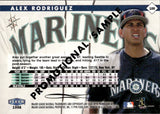 1998 Alex Rodriguez Fleer Tradition SAMPLE AUTOGRAPH 27/750 AUTO #100 Seattle Mariners