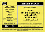 2025 Albert Pujols Topps 1990 ALL-STARS GAME-USED JERSEY 57/150 #90ASR-AP St. Louis Cardinals