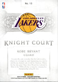 2014-15 Kobe Bryant Panini Excalibur KNIGHT COURT #13 Los Angeles Lakers