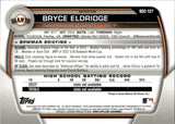 2023 Bryce Eldridge Bowman Draft 1ST BOWMAN CHROME REFRACTOR #BDC-107 San Francisco Giants