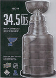 2025-26 Ryan O'Reilly Upper Deck SPx 34.5 LBS STANLEY CUP DIE-CUT #SC-9 St. Louis Blues
