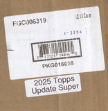 2025 Topps Update Series Baseball Super, 12 Box Case