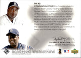 2001 Tony Gwynn Upper Deck SPx WINNING MATERIALS GAME-USED JERSEY #TG-X2 San Diego Padres