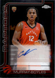 2025-26 Collin Murray-Boyles Topps Chrome ROOKIE AUTO AUTOGRAPH RC #TCAR-CMB Toronto Raptors