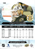 2023-24 Linus Ullmark Upper Deck Artifacts YELLOW 35/50 #139 Boston Bruins