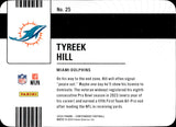 2024 Tyreek Hill Panini Contenders LICENSE TO DOMINATE #25 Miami Dolphins