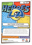 2022 Matthew Stafford Panini Prestige HEROES XTRA POINTS BLUE FOIL 177/299 #H-7 Los Angeles Rams