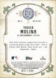 2022 Yadier Molina Topps Gypsy Queen BURNT UMBER 47/399 #14 St. Louis Cardinals