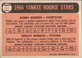 1966 Bobby Murcer Dooley Womack Topps ROOKIE STARS #469 New York Yankees 3