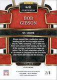 2024 Bob Gibson Panini Select CONCOURSE FOTL MOJO PRIZM 2/6 #12 St. Louis Cardinals