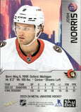 2023-24 Josh Norris Skybox Metal Universe PRECIOUS METAL GEMS RED 79/100 PMG #079 Ottawa Senators