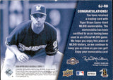 2009 Ryan Braun Upper Deck GAME JERSEY TRIPLE SWATCH 88/99 #GJ-RB Milwaukee Brewers