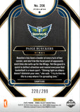 2025 Paige Bueckers Panini Select COURTSIDE RED ICE PRIZM ROOKIE 220/299 RC #206 Dallas Wings