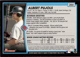 2001 Albert Pujols Bowman ROOKIE RC #264 St. Louis Cardinals