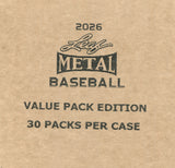 2026 Leaf Metal Baseball, 30 Value Pack Case