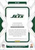 2024 Leonard Taylor III Panini National Treasures ROOKIE AUTOGRAPH 10/25 RC AUTO #104 New York Jets