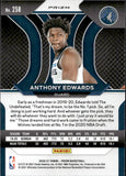2020-21 Anthony Edwards Panini Prizm RED WHITE BLUE ROOKIE RC #258 Minnesota Timberwolves