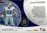 2023 Darren Woodson Panini Spectra CHAMPION SIGNATURES NEON GREEN PRIZM AUTOGRAPH 31/35 AUTO #CS-DW Dallas Cowboys
