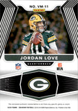 2020 Jordan Love Panini Obsidian VOLCANIC MATERIALS PATCH ROOKIE 8/25 RC #VM-11 Green Bay Packers