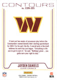 2024 Jayden Daniels Panini Phoenix CONTOURS WAVE ROOKIE RC #CON-JDS Washington Commanders