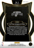 2024-25 Victor Wembanyama Panini Select CONCOURSE RED ICE PRIZM #9 San Antonio Spurs