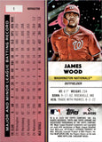 2025 James Wood Topps Cosmic Chrome REFRACTOR ROOKIE RC #1 Washington Nationals