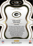 2025 Emanuel Wilson Panini Select SUITE LEVEL GREEN DISCO PRIZM 3/5 #368 Green Bay Packers