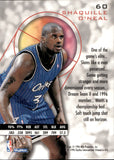 1995-96 Shaquille O'Neal Skybox E-XL BLUE #60 Orlando Magic