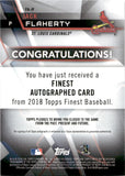 2018 Jack Flaherty Topps Finest ROOKIE AUTOGRAPH AUTO #FA-JF St. Louis Cardinals