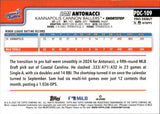 2025 Sam Antonacci Topps Pro Debut CHROME ORANGE REFRACTOR 11/25 #PDC-109 Chicago White Sox