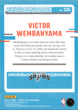 2023-24 Victor Wembanyama Panini Donruss Optic RATED ROOKIE RC #225 San Antonio Spurs