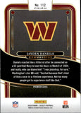 2024 Jayden Daniels Panini Select PREMIER LEVEL YELLOW & RED SHOCK PRIZM ROOKIE RC #112 Washington Commanders