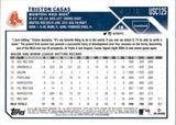 2023 Triston Casas Topps Chrome Update GOLD SPECKLE REFRACTOR ROOKIE 1/50 RC #USC125 Boston Red Sox