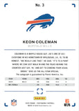 2025 Keon Coleman Panini Photogenic AUTOGRAPH AUTO #3 Buffalo Bills