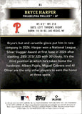 2025 Bryce Harper Topps Tier One 48/125 #31 Philadelphia Phillies