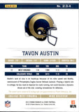 2013 Tavon Austin Panini Rookies & Stars ROOKIE JERSEY AUTO 185/299 RC AUTOGRAPH #234 Los Angeles Rams