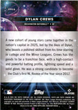 2025 Dylan Crews Topps Cosmic Chrome PLANETARY PURSUIT SUN ROOKIE RC #PPS-8 Washington Nationals