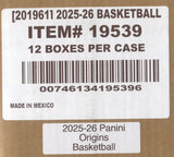 2025-26 Panini Origins Basketball Hobby, 12 Box Case *RELEASES 8/28*