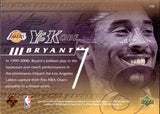 2000-01 Kobe Bryant Upper Deck Y3K LEADERSHIP #190 Los Angeles Lakers