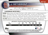 2025 JJ Wetherholt Bowman MEGA BOX CHROME PROSPECT 1ST BOWMAN MOJO REFRACTOR #BCP-22 St. Louis Cardinals 1