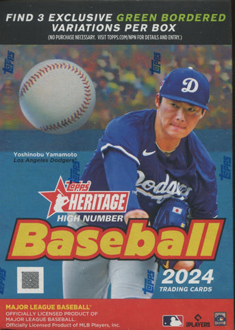 2024 Topps Series Heritage High Number Baseball Blaster, Box *RELEASES 3/26*