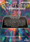 2022 Yadier Molina Panini Prizm FEARLESS WHITE WAVE PRIZM #FL-10 St. Louis Cardinals